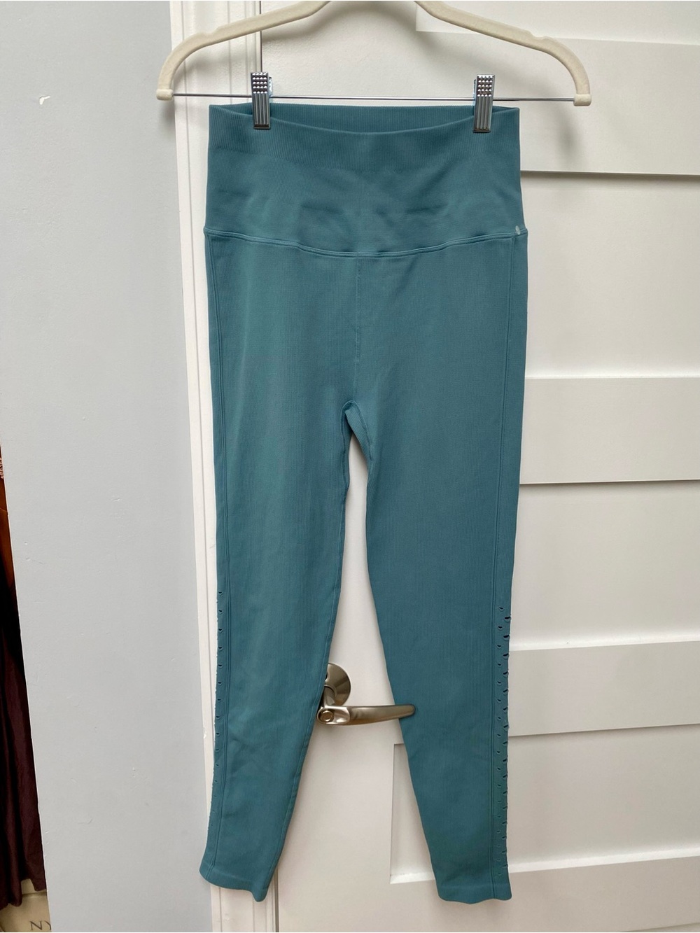 Spiritual Gangster self love teal compression leggings - Picture 5 of 7